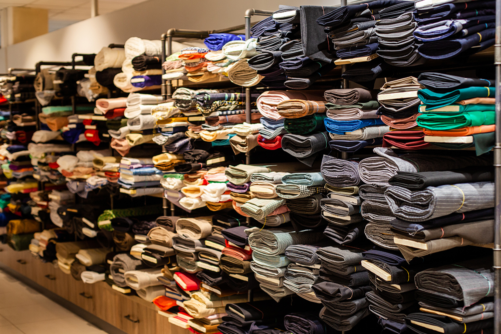 Línea de ensamblaje de producción de prendas de vestir