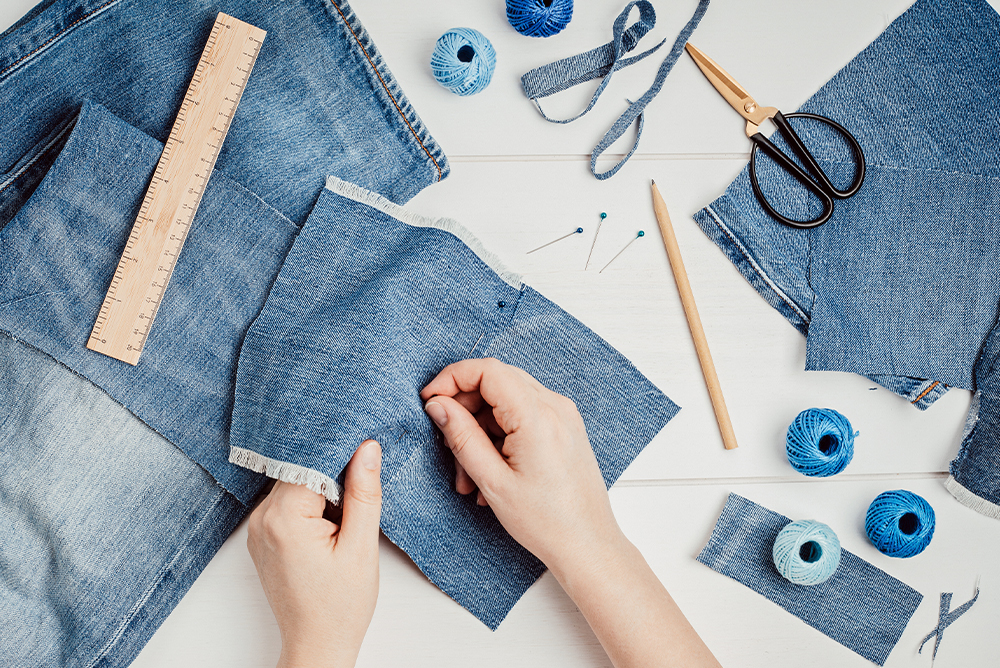 Línea de ensamblaje de producción de prendas de vestir